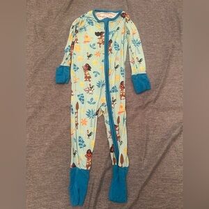 Little Sleepies Moana 6-12 zippy/ Disney